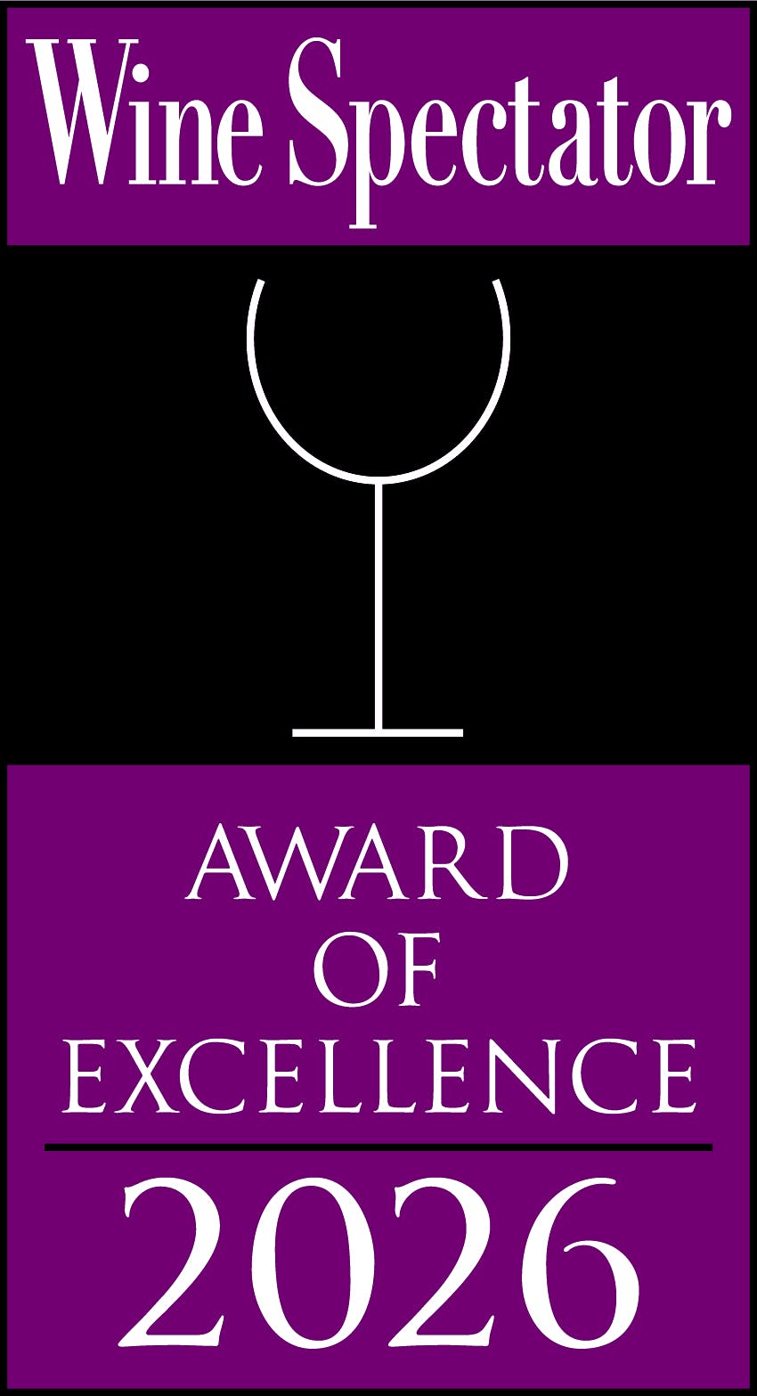 Wine Spectator Award of Excellence 2026