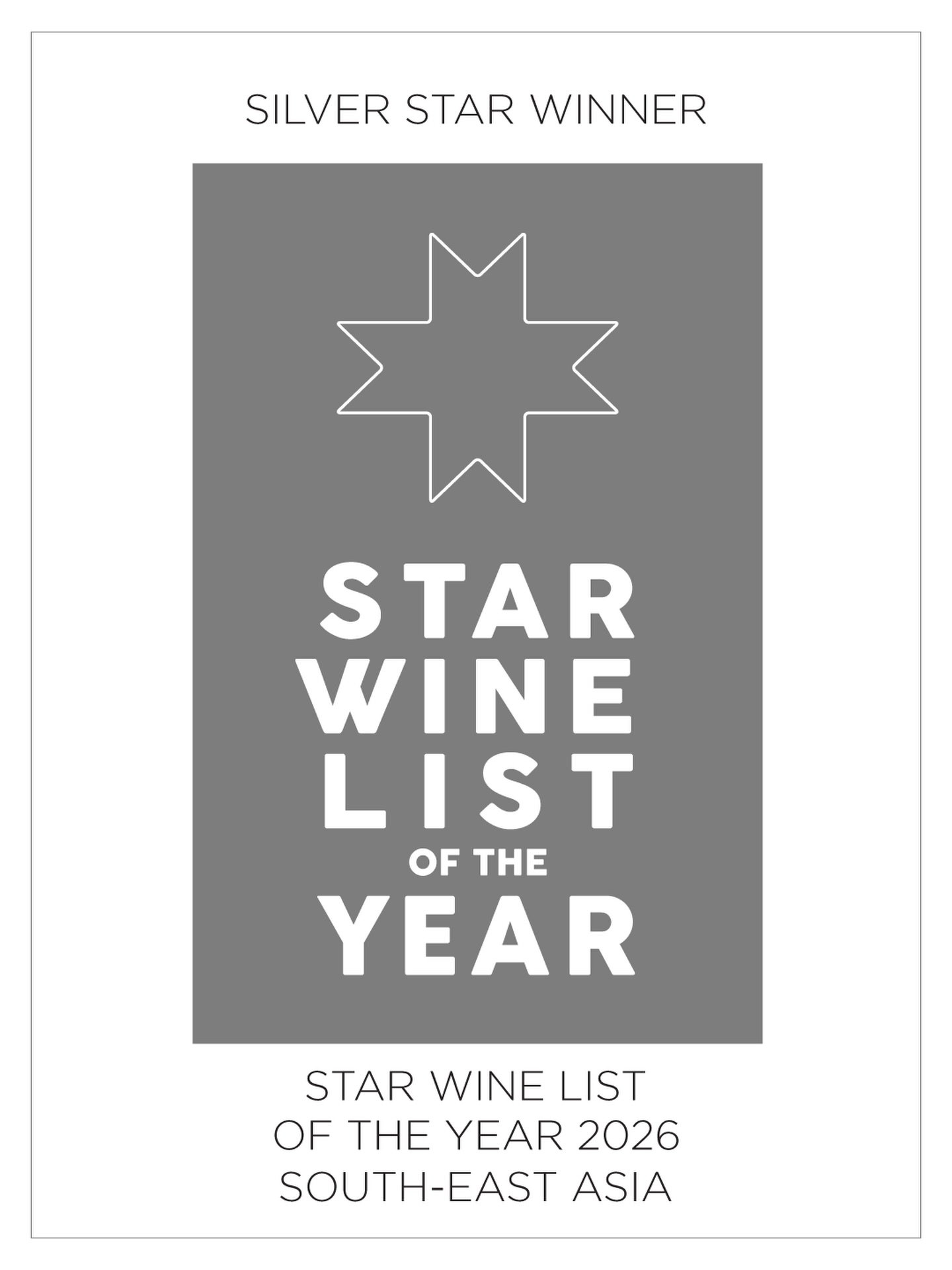 Star Wine List of the Year 2026 South-East Asia